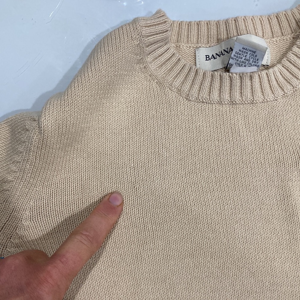 Banana Republic Women’s knit sweater cream size XS - Picture 7 of 8